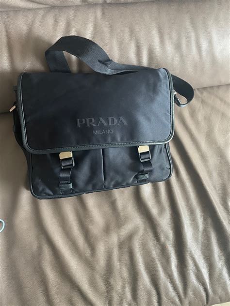 prada postman bag|Prada.